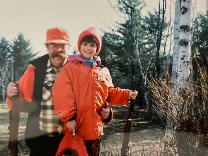 Britt Longoria and her Dad