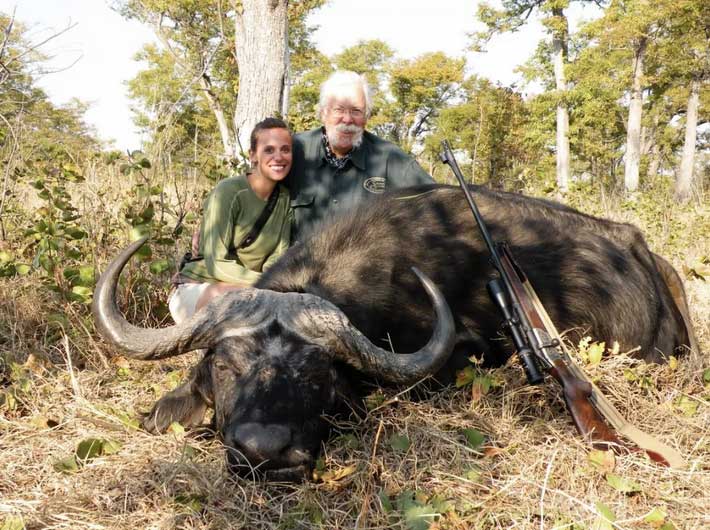 Britt Longoria with Trophy Animal